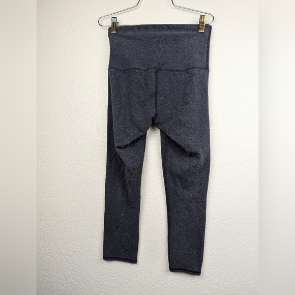 Lululemon high rise crop blue heather size 4 - Picture 2 of 3